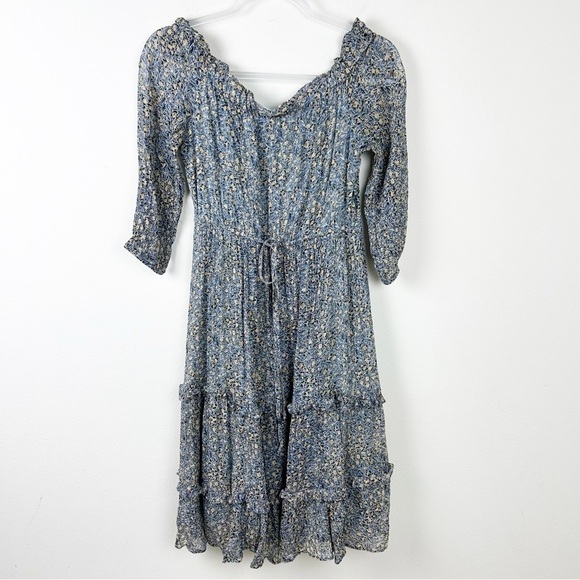 by Anthropologie Kira off-the-shoulder Peasant dress size: 2 - Picture 2 of 15